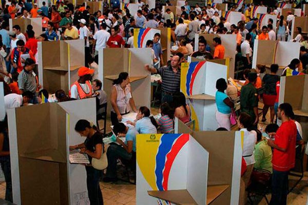 Jornada electoral desarrollándose con normalidad en una región de Colombia. Foto Presidencia