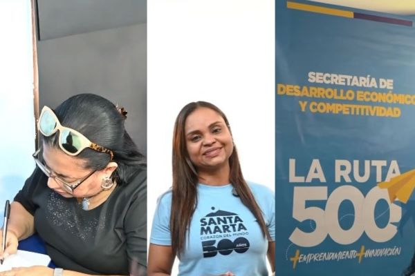 La directora de Promoción e Innovación Empresarial, Karen Hernández, explicó que este proyecto busca potenciar las habilidades de los emprendedores samarios Foto Alcaldía