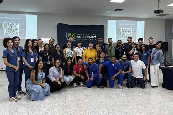 En el evento participaron estudiantes lideres y lideresas e influyentes en la vida universitaria. Foto Ucc