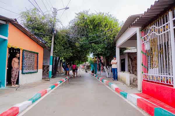 Ciénaga avanza con nuevas obras de pavimentación y mejoras en servicios públicos. Foto Alcaldía de Ciénaga