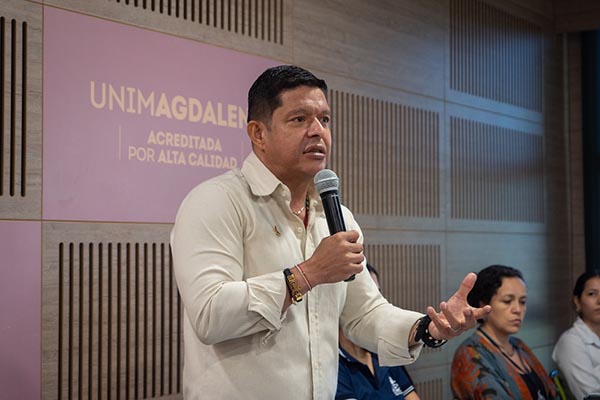 La jornada se desarrolló como parte de la asignatura Introducción a la Ingeniería Civil, orientada por el doctor Pablo Vera Salazar, rector de la Alma Mater. Foto Unimagdalena
