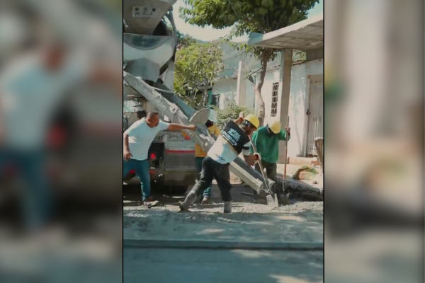 Esta obra hace parte del programa Transformando mi Barrio, una estrategia liderada por el alcalde Carlos Pinedo Cuello. Foto Alcaldía 