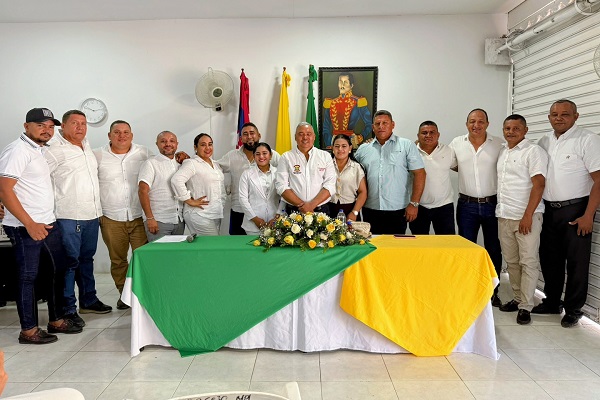 Miembros del concejo del municipio de Nueva Granada en la sesión de instalación de la vigencia fiscal. Foto Alcaldía de Nueva Granada