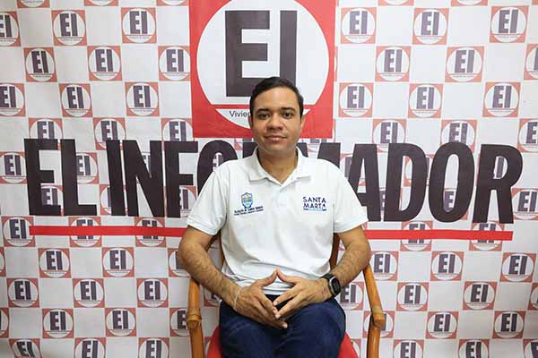 David Farelo Daza, secretario de Promoción Social, Inclusión y Equidad, en entrevista con EL INFORMADOR. Foto derechos reservados EL INFORMADOR