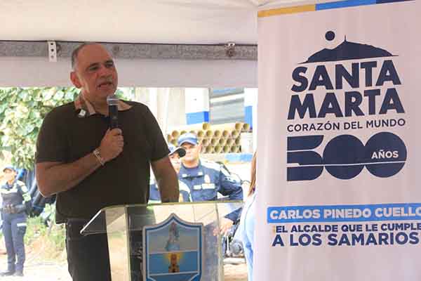 Carlos Pinedo Cuello, Alcalde de Santa Marta, se pronunció ante la emergencia ocasionada por las intensas lluvias. Foto derechos reservados EL INFORMADOR