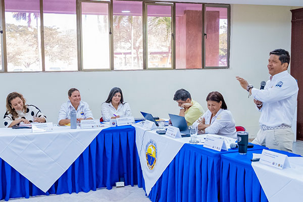 La primera sesión del Consejo Académico de 2026, tuvo la participación de decanos, vicerrectores y representantes de los estudiantes y docentes ante los Consejos de Facultades. Foto Unimagdalena
