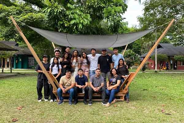 Jóvenes estudiantes de Unimagdalena provenientes de distintas regiones del país. Foto Unimagdalena