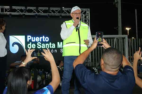  Ingeniero Domingo Chinea, presidente de la Sociedad Portuaria de Santa Marta. 