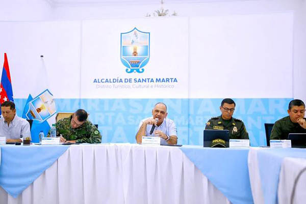 Consejo de Seguridad fue convocado para analizar denuncias de presunta extorsión y fortalecer las investigaciones en Santa Marta. Foto archivo Alcaldía 
