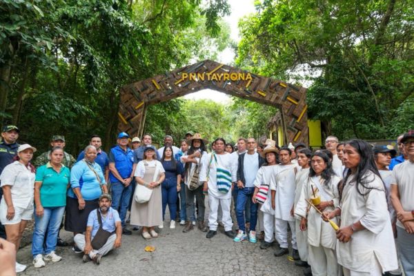 Participación de la Personería Distrital de Santa Marta en la mesa de diálogo con el pueblo indígena Kogui y demás entidades locales y nacionales. Foto Personería