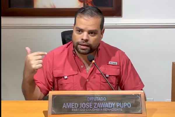 Amed Zawady Pupo, Presidente de la mesa directiva de la DUMA Departamental. Foto derechos reservados EL INFORMADOR