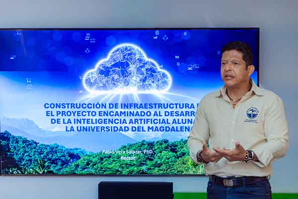 El rector Pablo Vera fue autorizado para adelantar las gestiones financieras y administrativas. Foto Unimagdalena