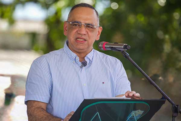 Carlos Pinedo Cuello, Alcalde Distrital de Santa Marta.  Foto Alcaldía