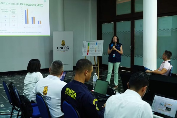Taller de Preparación Ciclones Tropicales en Santa Marta 2026.Foto: Ideam