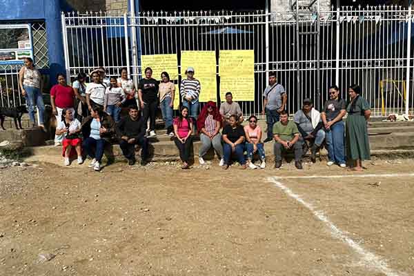 Miembros de la Junta de Padres de Familia de la Institución Educativa Rural San Pedro de la Sierra. Foto Junta de Acción Comunal