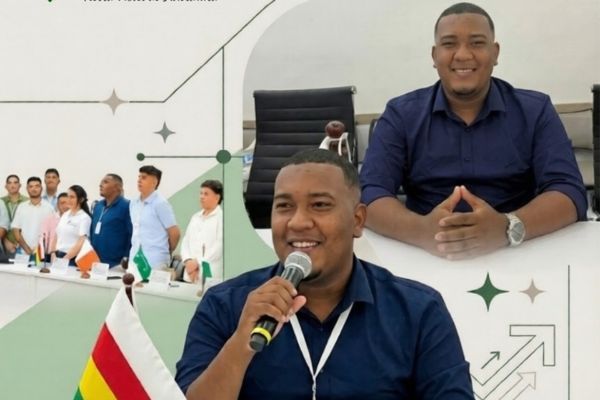 Jesús David Bravo Mejía asumió un nuevo reto como delegado juvenil en instancias de representación nacional/ Foto: Alcaldía de Aracataca