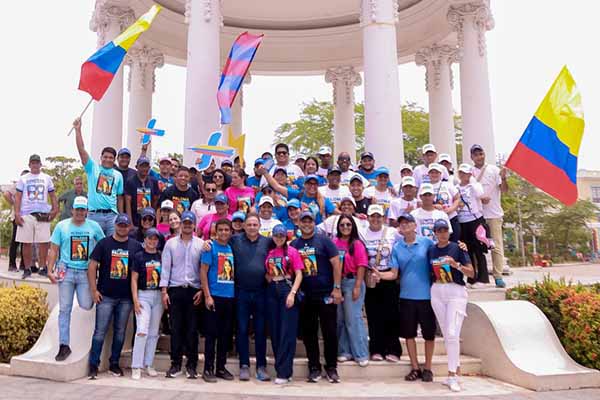 Alrededor de 200 jóvenes conformaron el equipo de campaña de Paloma Valencia que se tomó la segunda ciudad del Departamento para impulsar su candidatura presidencial.