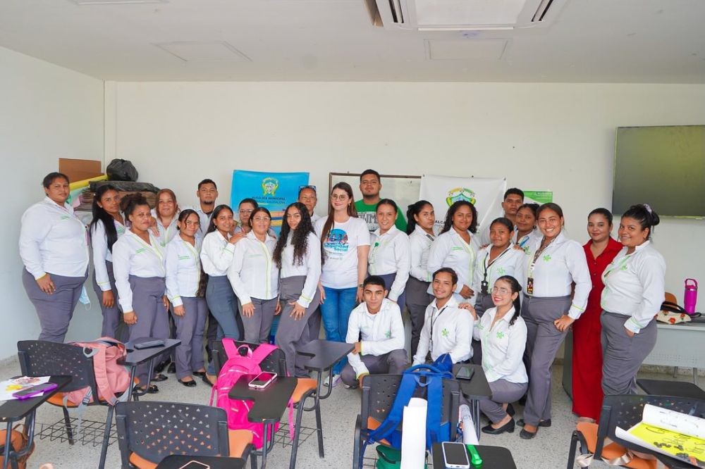 Un total de 87 estudiantes del SENA participaron en la capacitación sobre PQRSF, derechos en salud y trámites de aseguramiento realizada por la Alcaldía de Ciénaga.Foto Alcaldía de Ciénaga.