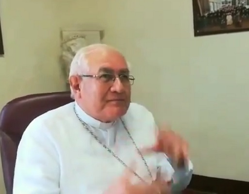 Monseñor Luis Adriano Piedrahita Sandoval, obispo de la Diócesis de Santa Marta. 