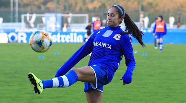 La jugadora colombiana del Deportivo Abanca Carolina Arbeláez.
