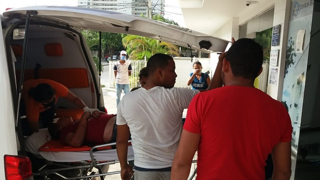 Jairo Manuel Sepúlveda, resultó gravemente herido al verse implicado en un accidente motociclístico.
