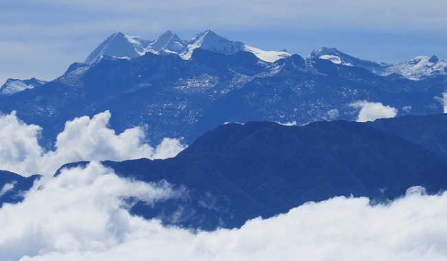 Vista de la Sierra Nevada de Santa Marta. 