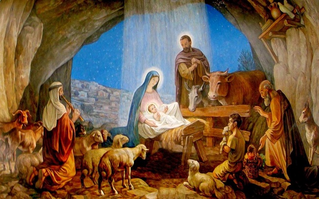 La Natividad del Señor celebra su primera venida, cuando Dios se hace pequeño y asume nuestra naturaleza humana. Ese día se puede celebrar tres Misas, según la antigua tradición romana, en la noche, a la aurora y en el día.