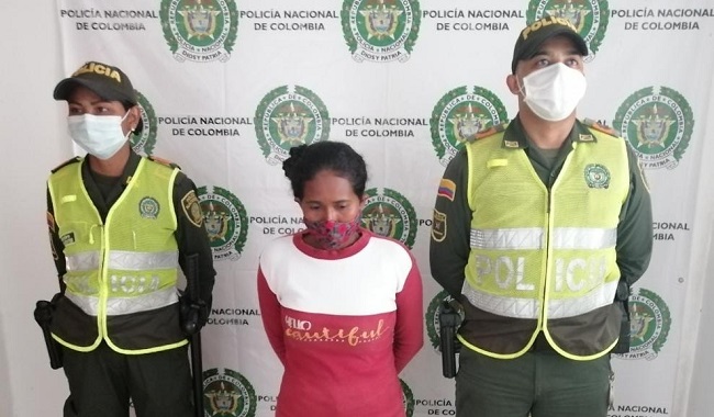 Lilibeth Cuentas Martínez, fue capturada en operativo de la Policía del Magdalena.