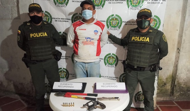 Antonio Moscote Beltrán, fue detenido en el municipio de Algarrobo, Magdalena.