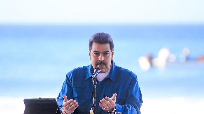 Nicolás Maduro, presidente de Venezuela, anunció la llegada del lote de vacunas rusas.