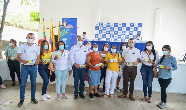 Los jóvenes de Ariguaní, felices por ser beneficiados con este acuerdo entre el municipio y la Universidad.