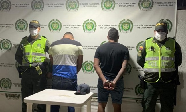Víctor Andrés Botto Maldonado y Andrés Montagut Lobo, detenidos en operativos de la Policía Metropolitana . 