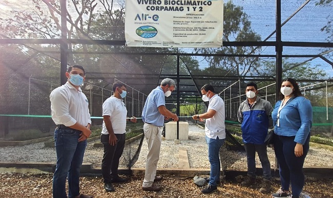 El vivero cuenta con un área superior a los 200 metros cuadrados. 