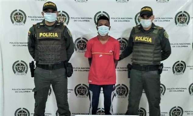 Javier Alberto González Montiel, fue capturado por personal de la Policía en el municipio de El Banco, Magdalena.