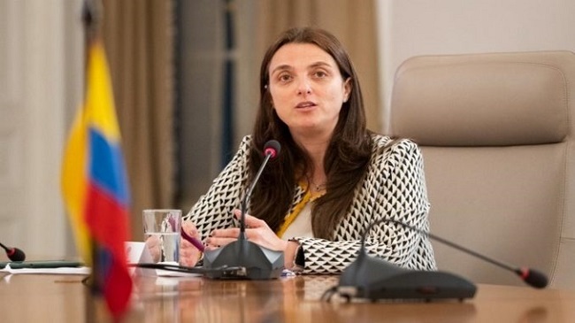 Karen Abudinen, ministra de Tecnologías de la Información y las Comunicaciones.