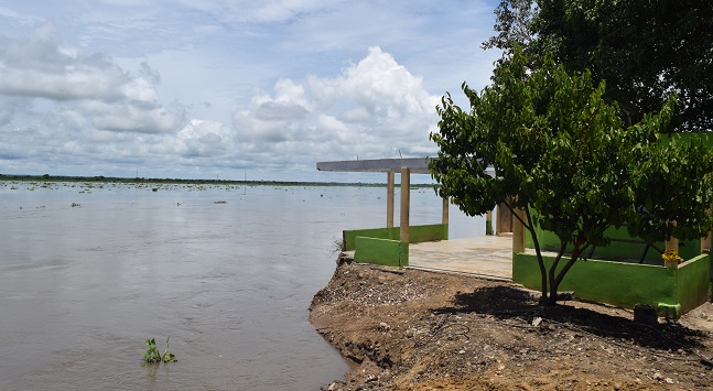 El río Magdalena está a dos kilómetros de la cabecera municipal de Salamina. 