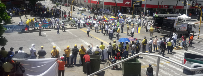 Los maestros se mantienen en el “Plan Cobremos” hasta que tengan una respuesta por parte de la Alcaldía Distrital.