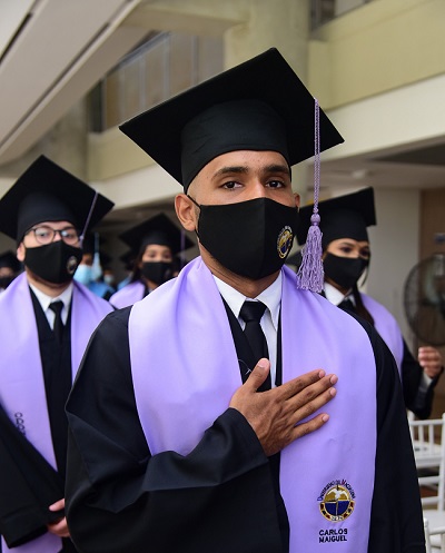 Carlos Maiguel, nuevo graduado del Programa de Psicología de la Universidad del Magdalena.