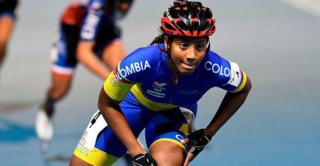 Kerstink Sarmiento, patinadora samaria que participará con la selección Colombia de Patinaje en el Mundial de Ibagué.