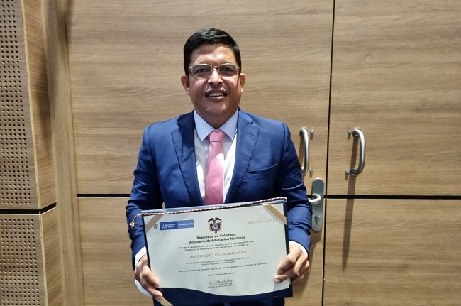 Unimagdalena se convierte en la única entidad del Departamento reconocida a nivel nacional por sus contribuciones al sector educativo.
