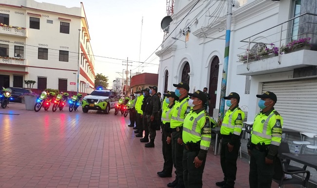Todos los integrantes de la Institución están dispuestos en toda la jurisdicción de la Policía del Magdalena.
