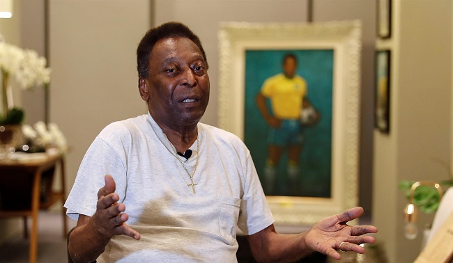 Edson Arantes do Nascimento 'Pelé'.