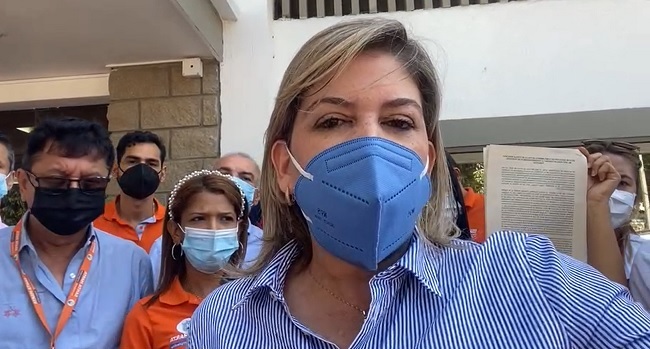 Virna Johnson, alcaldesa de Santa Marta.