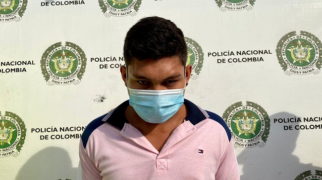 Juan Yoceth Rada Barceló alias ‘Juancho Joseth’, capturado.