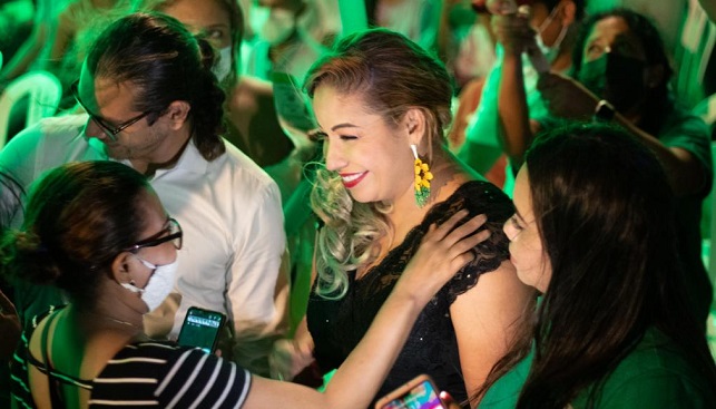 Norma Vera Salazar se ha posicionado con fuerza al interior de la Coalición Verde y Centro Esperanza por la claridad de sus ideas y emotivos discursos.