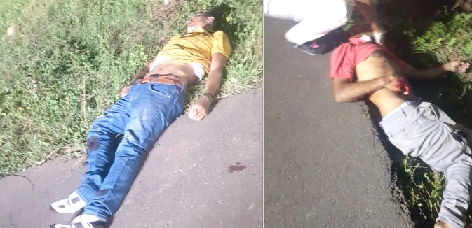 Los cuerpos sin vida de las víctimas, Edison Ulloa y Andrés Garrido quedaron a un lado de la vía que une al corregimiento de El Bajo con la cabecera municipal del Nueva Granada, Magdalena.