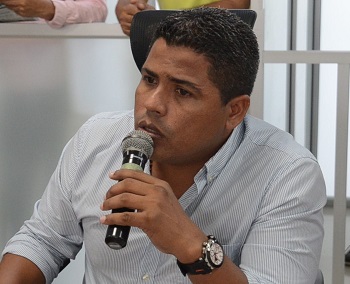 Jorge Yesid Ospino concejal del Concejo Distrital de Santa Marta.