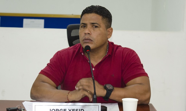 Yesid Ospino, concejal del distrito de Santa Marta.