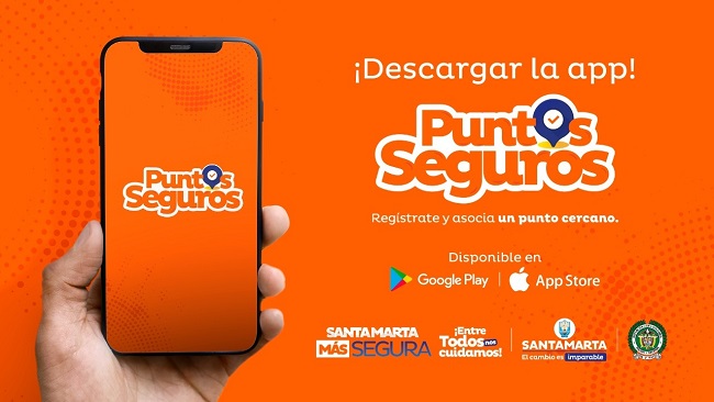 Más de mil samarios han descargado la app ‘Puntos Seguros’ con el objetivo de mitigar los hechos delictivos en la ciudad.