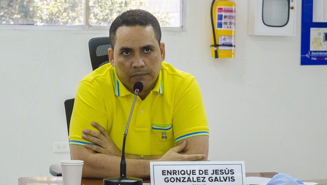 Enrique González, concejal del Distrito de Santa Marta.